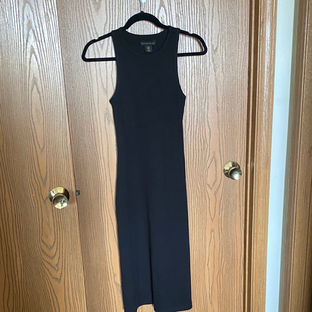 House of Harlow 1960 Tank Top Black Midi Dress
